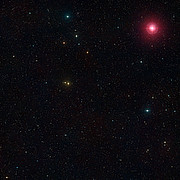 A Wide-field view of the sky around a field studied in the MASSIV survey