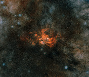 Panoramica dell'area della Nebulosa Guerra e Pace