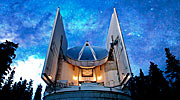 El telescopio SMT (Submillimeter Telescope) en el Radio Observatorio de  Arizona