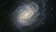 Imagen de la galaxia espiral NGC 1187 obtenida con el VLT