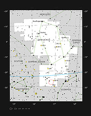 Barnard 59, una nebulosa oscura nella costellazione di Ofiuco