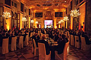 Gallafesten for ESOs 50 års jubilæum i Kaisersaal i Münchener Residenz i Tyskland. 