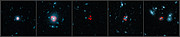 ALMA-Bilder von fernen Starburstgalaxien mit Gravitationslinseneffekt