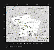 The stellar nursery IC 2944 in the constellation of Centaurus