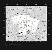 Stjärnhopen NGC 3766 i stjärnbilden Kentauren