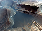 Fotogramma dal filmato IMAX® 3D Universo Nascosto che mostra la superficie di Marte