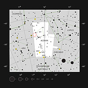 The location of a monster embryonic star in the constellation of Norma