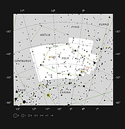 Herbig-Haro -kohde HH 46/47 Purjeen tähdistössä (Vela)