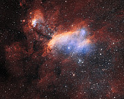 Der Garnelennebel aufgenommen vom VST der ESO (Übersichtsaufnahme)