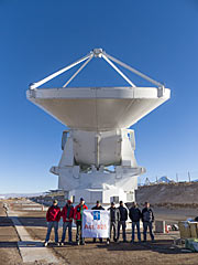 La dernière antenne d'ALMA