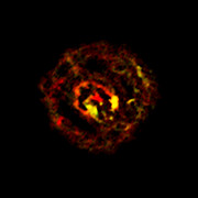 ALMA-opname van het moleculaire gas in het centrum van NGC 1433