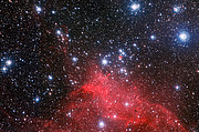 Stjernehoben NGC 3572 og dens dramatiske omgivelser