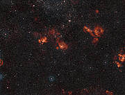 Širokoúhlý pohled na část Velkého Magellanova oblaku