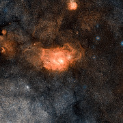 Imagen de amplio campo de la Nebulosa de la Laguna