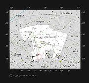 Keltainen hyperjättiläistähti HR 5171 Kentaurin tähdistössä