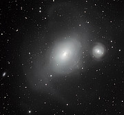 El contraste entre las galaxias NGC 1316 y 1317 