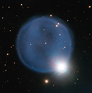 Planetární mlhovina Abell 33 na snímku pořízeném dalekohledem ESO/VLT