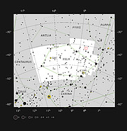 Gum 15 en la constelación de Vela 