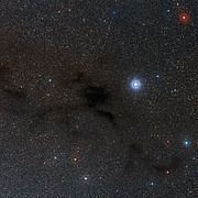 Wide-field view of the sky around the dark cloud Lupus 4