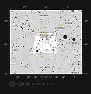 The galaxy ESO 137-001 in the constellation of Triangulum Australe