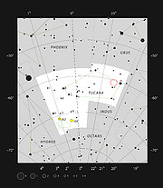 The Hubble Deep Field South in the constellation of Tucana