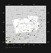 The star-forming cloud RCW 34 in the constellation of Vela