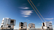 Primeira luz no Observatório do Paranal para o sistema de estrela guia laser mais poderoso do mundo