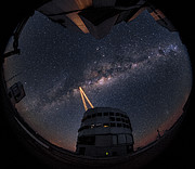 The most powerful laser guide star system in the world sees first light at the Paranal Observatory