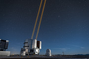 The most powerful laser guide star system in the world sees first light at the Paranal Observatory