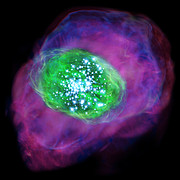 Impressão artística da galáxia distante SXDF-NB1006-2