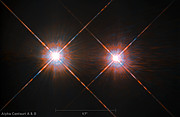 A estrela dupla Alfa Centauri AB