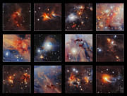 Highlights from VISTA image of Orion A