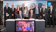 Signature ceremony for contracts for casting ELT's M2 and M3 mirrors