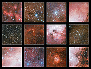 Highlights from huge VST nebula image