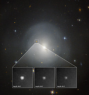 El Hubble observa la primera kilonova