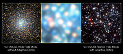 Imágenes obtenidas con MUSE del cúmulo globular de estrellas NGC 6388