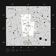 Apep dans la constellation de La Règle