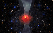 Simulation of a Supermassive Black Hole