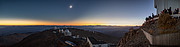 Eclipse total solar, Observatorio La Silla, 2019 (imagen panorámica)