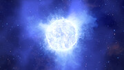 Artist’s impression of the disappearing star