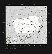 NGC 2899 na constelação da Vela