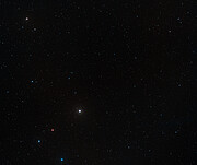 Panoramica della regione di cielo in cui si trova il quasar P172+18