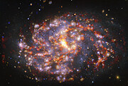 NGC 1087 as seen with the VLT and ALMA at several wavelengths of light