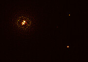 Imagen de la pareja de estrellas más masiva que alberga planetas observada hasta la fecha