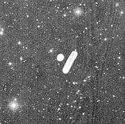 An asteroid with a tail?
