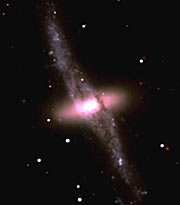 First VLT colour photo of a strange galaxy