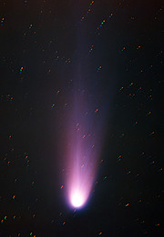 Comet Halley from La Silla in 1986