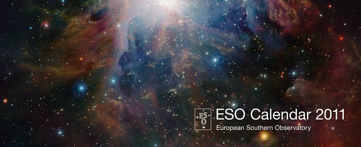 Cover of the ESO Calendar 2011