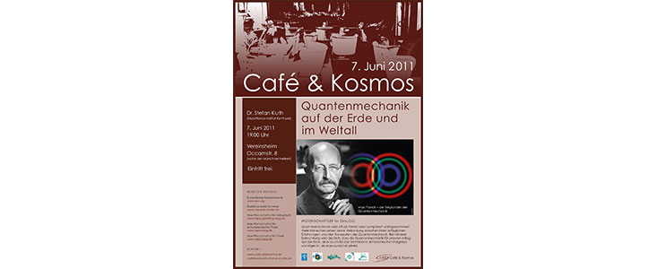 Café & Kosmos 7 June 2011: Quantum mechanics, on Earth and in space