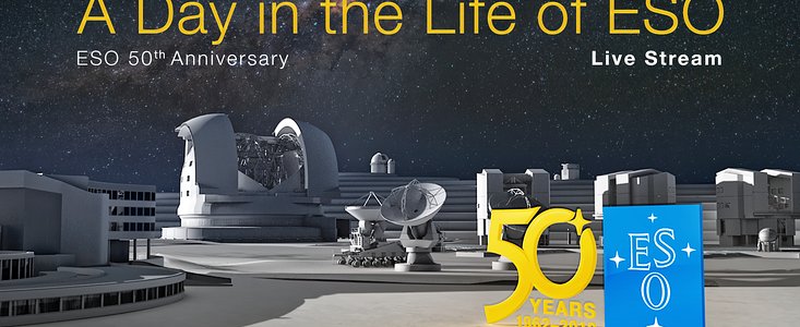 Live webcast with Very Large Telescope observations for ESO's 50th anniversary